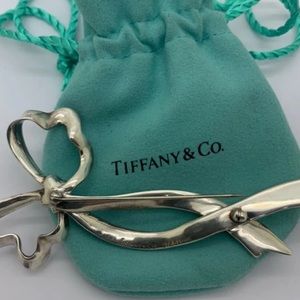 Tiffany & Co 925 Vintage Bow Pin brooch.